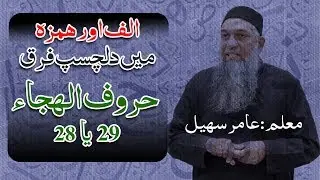 Alif or Hamza main faraq