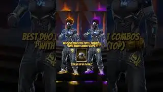 BEST DUO 👑 FREESTYLE 🇧🇷 OUTFIT COMBOS 👺 WITH BANDIT BUNDLE TOP 🔥 FOR NO TOP UP PLAYERS ✅ FREE FIRE 🔥
