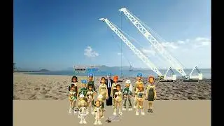 RCT 3 VN 18 Cầu An Đông Bãi biển Bình Sơn Liebherr Lr 1200 Kobelco Cke 1800 dragline Soaked Cranes