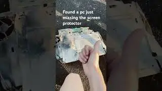 Found a pc only missing the screen protector #remix #music #funny #memes