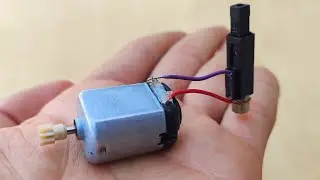 إذا كنت تمتلك محرك صغير شاهد كيف تصنع منه اختراع لا يصدق