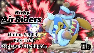 Kirby Air Riders: Online Set 04 - City Trial Replays & Highlights