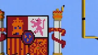 I built Europe in Minecraft Large Scale World Flag Map 5.5