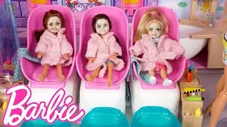 Barbie Dolls Girls Spa Birthday Party Story