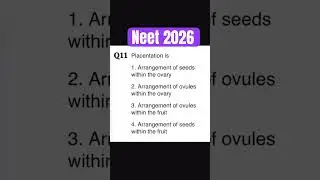 Neet pyq #neet #biology #neetbiology #viral #shortvideo #indian #biologynotes ##neetpreparation