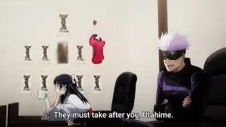 Gojo & Utahime acting like parents (Ep 17)