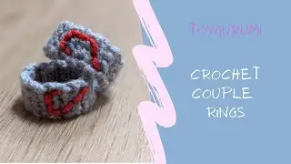How to Crochet Rings | Crochet Jewelry Rings | Crochet Couple Rings | Crochet Valentine's Day