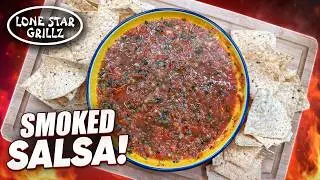 Smoked Salsa Recipe | Lone Star Grillz Pellet Smoker