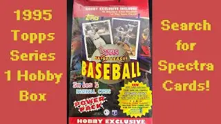 1995 Topps Series 1 Hobby Box! Search for the Spectra Cards and Stadium Club 1st Day Issue!