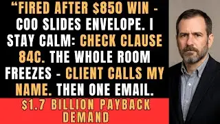 They Fired Me After My $850M Win&mdash;My Hidden Contract Clause Cost Them $1.7B, COO Resigned.