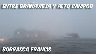 Entre Bra&ntilde;avieja y Alto Campoo. Borrasca Francis. 03 Enero 2026.