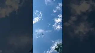 Jet flyover defenders of freedom, ￼ airshow offutt Air Force Base 🇺🇸#AFB #jet #thunderbirds