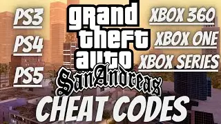 GTA SAN ANDREAS CHEAT CODES - ALL CONSOLES!