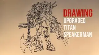Satisfying Drawing: Upgraded Titan Speakerman (Skibidi Toilet)