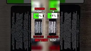 Nothing phone 3 Vs Pixel 9 Battery Drop🪫 Test !! #smartphone #batterytest