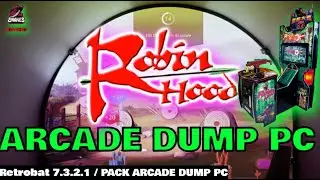⚠️RETROBAT 7.3.2.1 - RobinHood ARCADE ( ICE Amusement )⚠️GAMEPLAY Windows 11 - LIGHGUNS