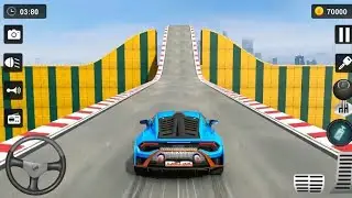 GT-Car Stunt 3D Racing Game  Mega Ramp Car Imposibale -Android Game Play
