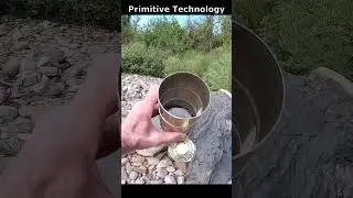 Creative Stove Chimney From Tin Cans  🏕🔥&hearts;️Primitive Technology #bushcraft #outdoors #stove #survival