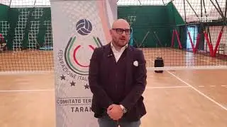 09-03-2025: Fipav Taranto, Finale Territoriale U14F. Le parole del Presidente Agostino Greco.