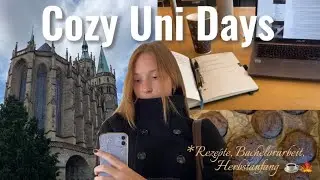 Herbst in Erfurt, Uni und cozy Rezepte |Vlog