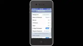 iOS Parental Controls