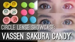 Vassen Sakura Candy Series - Circle Lense Showcase || shainadilla