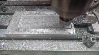 fuel cell End plate cnc milling in our factory whatsapp 9818622312