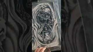 calavera y DRAGON en piel Sintetica #dynamic #furymachine #kwadron
