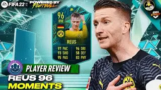 REUS 96 MOMENTS PLAYER REVIEW /// FIFA 22 PLAYER REVIEW ITA
