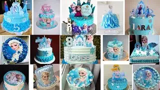 Frozen Elsa Birthday cake! Elsa theme cake design!#elsa #frozen #birthday #ideas #cake