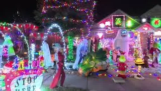 Christmas Lights Motorcycle Ride Fort Worth Texas | Relaxing Night POV 
