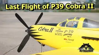 Last Flight of RC P39 Bell Cobra Electric RC Plane