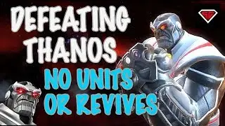 DEFEATING UNCOLLECTED THANOS (NAMELESS) WITH NO REVIVES OR UNITS/MCOC