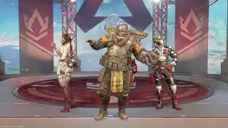 Gibraltar Ranked Gameplay Apex Legends - Platinum (IV) WIN (No Commentary)