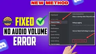 How To Fix No Audio Volume Error on Discord 2026 [ 100% Solved ]