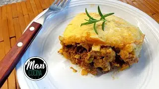 PASTEL DE CARNE (DESMECHADA) | Receta Facil | Maxi Cocina