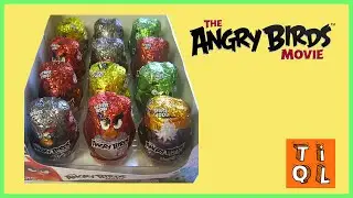 The Angry Birds Movie Chocolate Surprise Egg Challenge