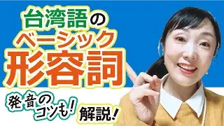 【これは大事！】台湾語（台語）ベーシック形容詞まとめ！#台語 #台湾旅行 #台湾語 #語学 #台湾駐在