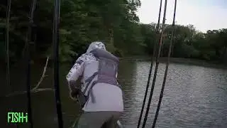 Jig bite @ Eagle Creek Reservoir (3rd place finishes GRBY tournament)