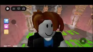 Jugando un juego de terror en roblox
