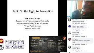 Kant On the Right To Revolution April 25, 2020