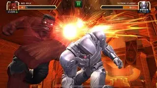 MCOC: Red Hulk Vs Ultron Thrilling Fight Avengers War