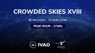 IVAO | New York Center | KZNY | Crowed Skies XVIII