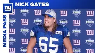 Nick Gates on Being Named a Team Captain | New York Giants