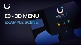 Example Scene 3 - 3D Menu - DoozyUI - UI Management System for Unity