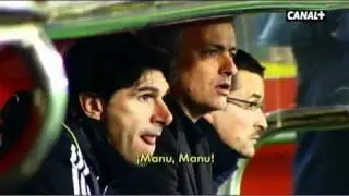 Así vivió Mourinho el Racing 1 vs Real Madrid 3