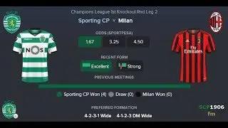 #246 22-23 Champions League - First Knockout Round Leg 2, SPORTING vs Milan