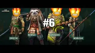 My Top 10 For Honor Heros.