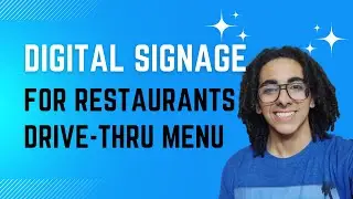 Digital Signage for Restaurants Drive Thru Menu Boards