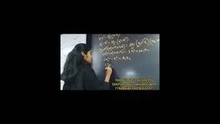 Our junior student LASYAPRIYA  explained MATHS problem